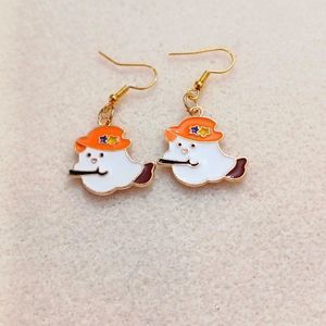Halloween 🎃 👻 earrings witchy ghost NWOT